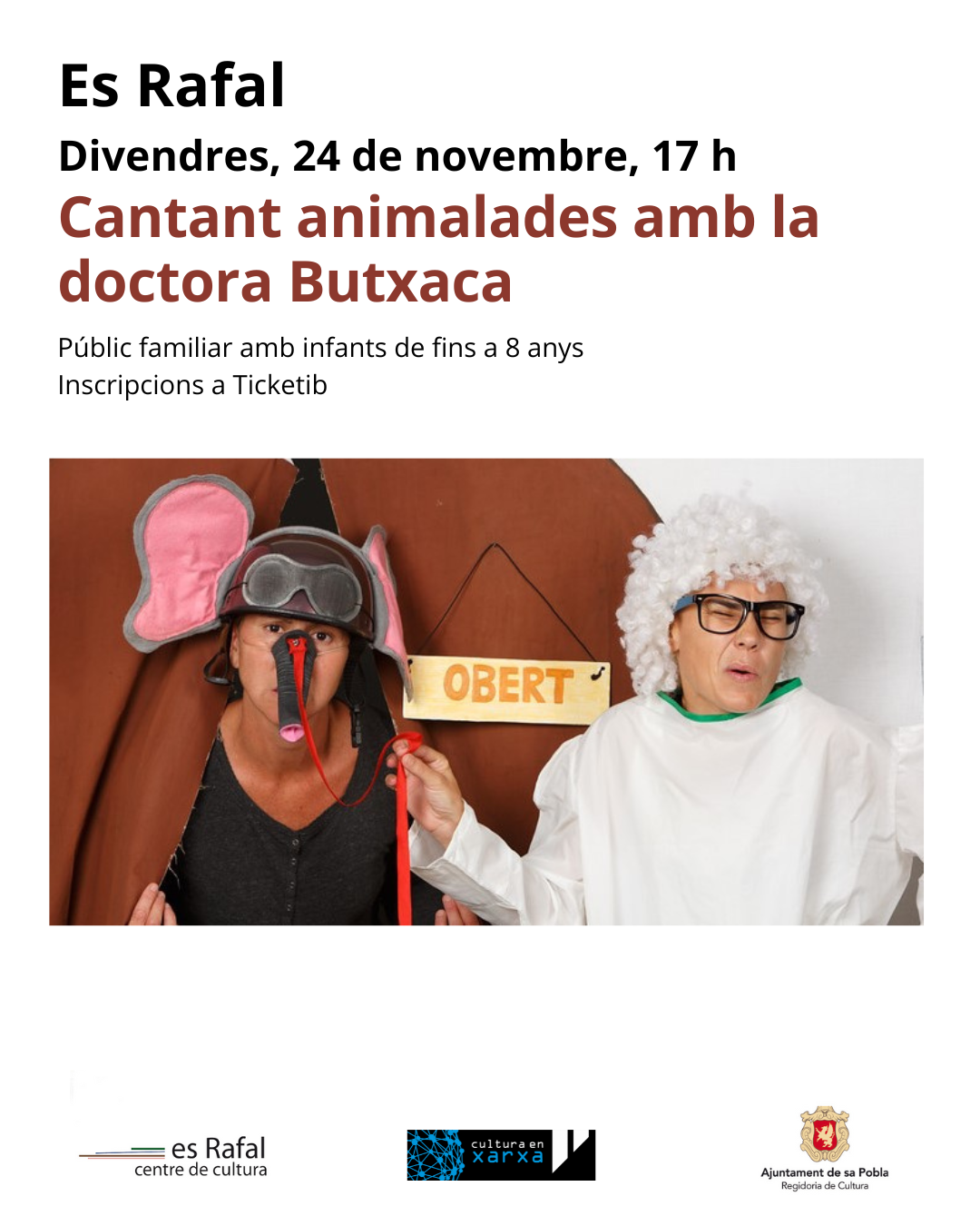 Contacontes "Cantant animalades amb la doctora Butxaca"