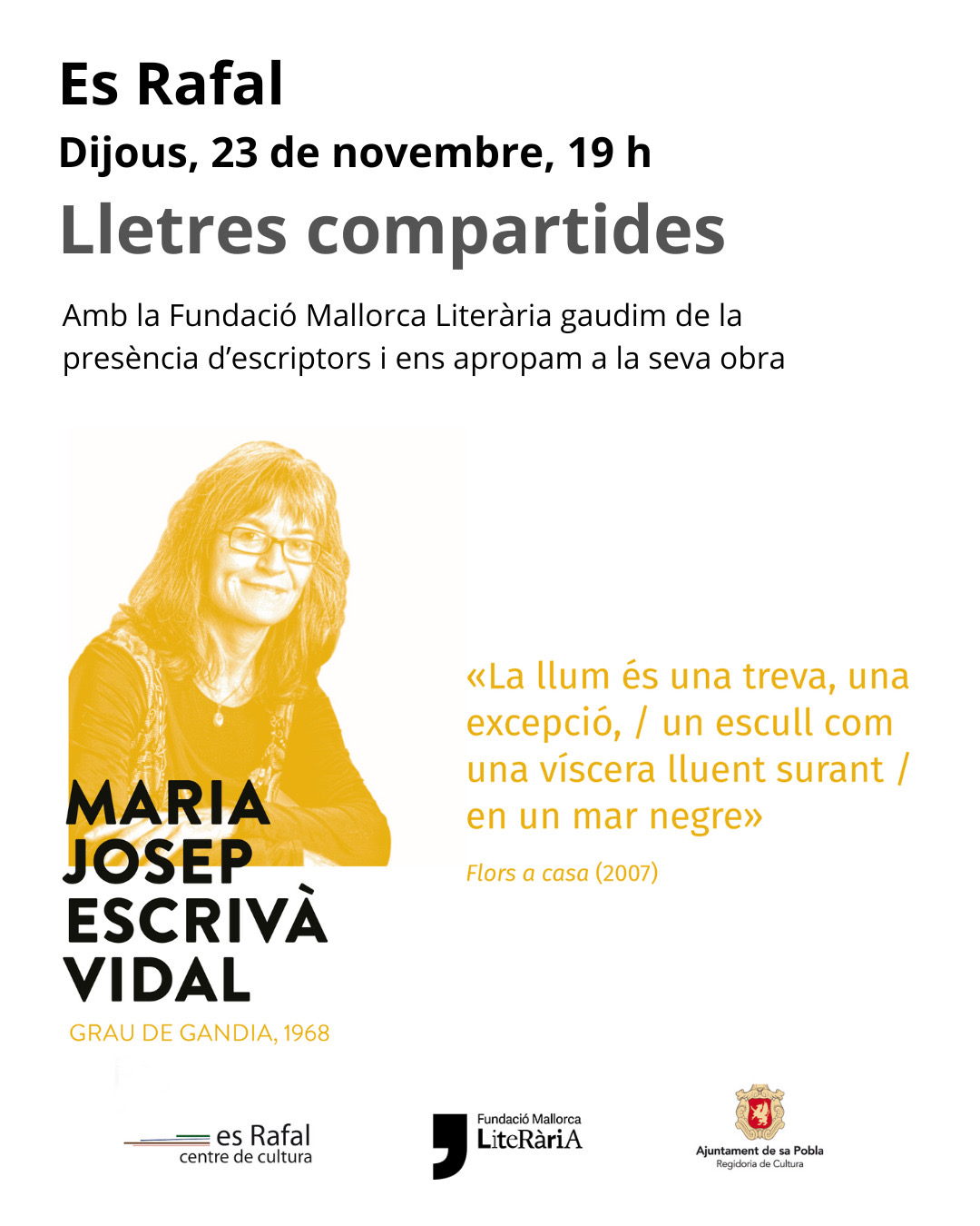 Lletres compartides "Maria Josep Escrivà Vidal"