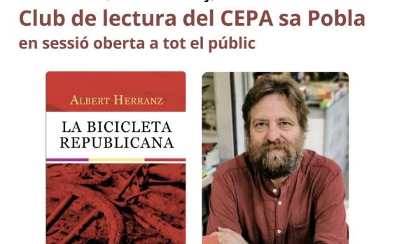 Sessió oberta del club de lectura del CEPA Sa Pobla amb ALBERT HERRANZ