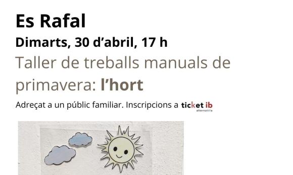 Taller de treballs manuals de primavera: l'hort