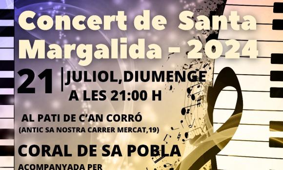 CONCERT DE SANTA MARGALIDA DE LA CORAL DE SA POBLA