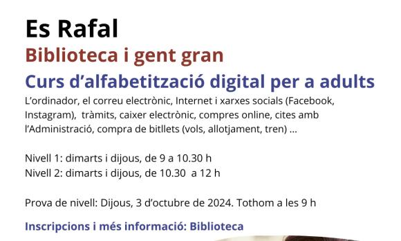 Taller Alfabetització Digital "Biblioteca i Gent Gran"