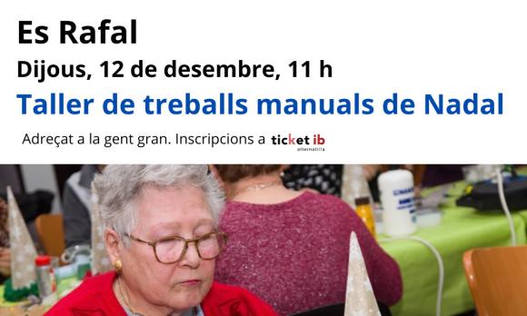 Biblioteca i Gent Gran "Taller de treballs manuals de Nadal"