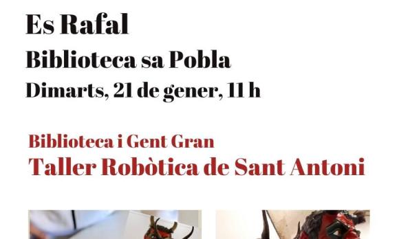 Taller de robòtica de Sant Antoni "Biblioteca i Gent Gran"