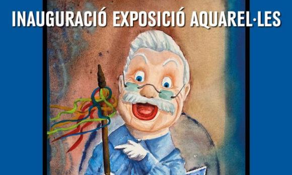 Inauguració exposició aquarel·les.