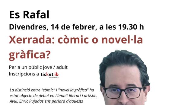 Xerrada "Còmic o novel·la gràfica?". Enric Pujades