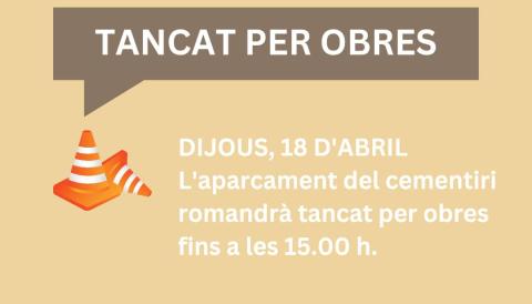 Tancat per obres