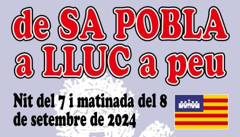 De sa Pobla a Lluc a peu